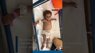 Humanitarian Crisis In Gaza 1-Year-Old Baby Suffers From Severe Malnutrition