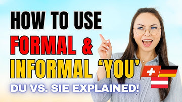 Addressing people in German (DO THIS CORRECTLY!) | Du vs. Sie | German lesson for beginners