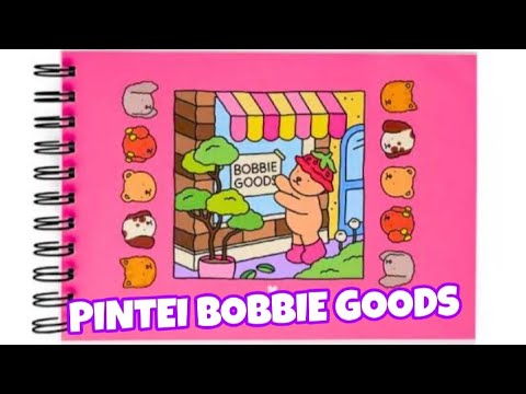 COLORINDO O LIVRO BOBBIE GOODS DA SHOPEE COM CANETINHAS - GRAZY DINIZ