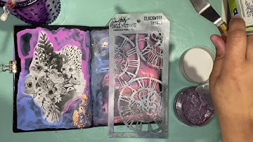 Art Journal With Me - Black Travelers Notebook Insert - B6