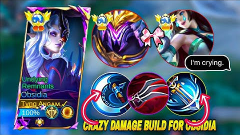 OBSIDIA BEST BUILD CRIT DAMAGE IS OP ENEMY COUPLE