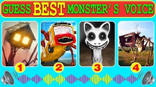 Guess Monster Voice Spider House Head, Bus Eater, Zoonomaly, Megahorn Coffin Dance