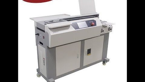 SPB-BM300L Glue Binding Machine Testing Video