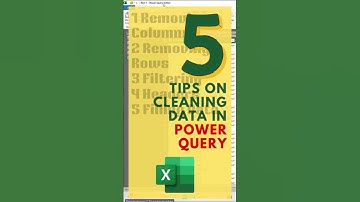 Five Tips When Cleaning Data in Power Query Excel #excel  #exceltips #exceltricks