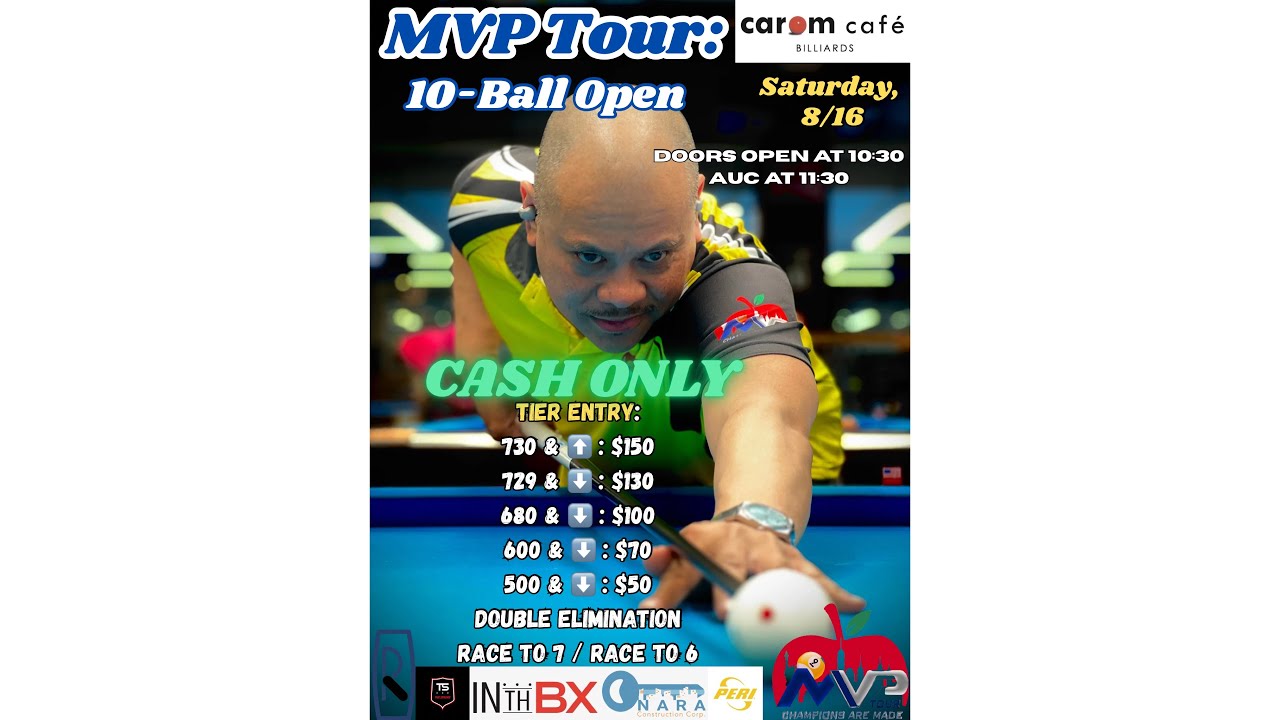 MVP Tour: 10-Ball Open Tournament Feat. Marboys' Patrick Gonzales, Michael Baoanan, & Harry Vergara