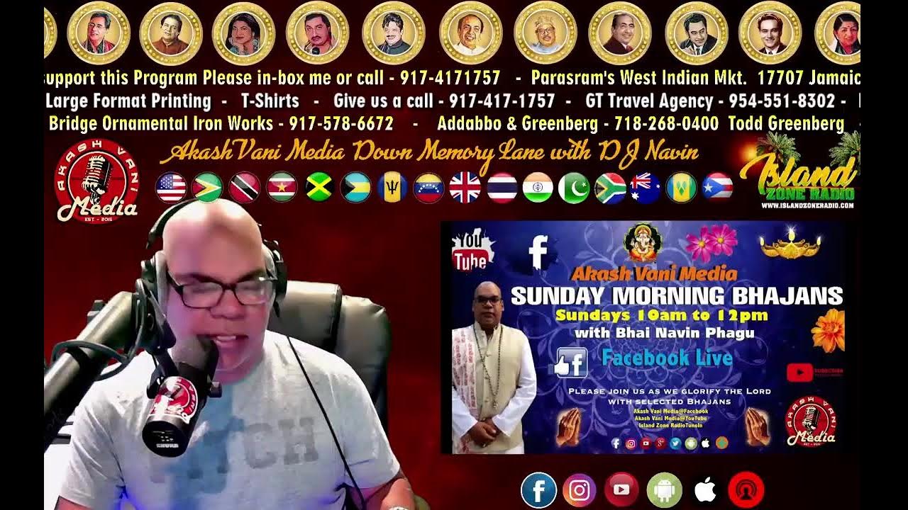 Akash vani media live down memory lane with dj navin powered by