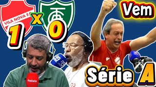 Chôro MINEIRO e Vibração GOIANA! Reações Vila Nova 1 x 0 América- MG "TIGRÃO LIDER"!