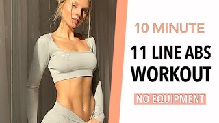 11 LINE ABS/ INTENSE UPPER, LOWER ABS & OBLIQUES WORKOUT/- Angela Kajo