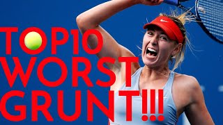 Top 10 Worst Grunts In Wta Tennis History Part 1