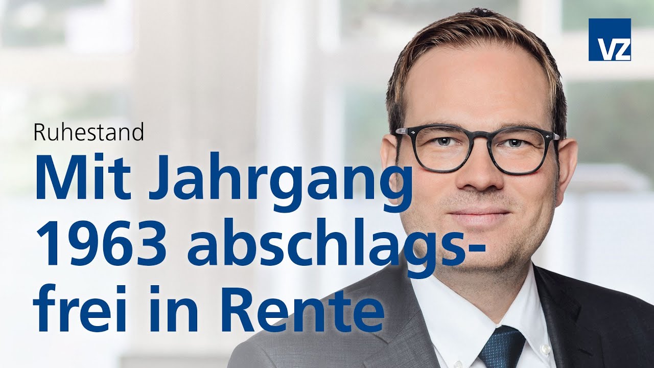 Wunderbar Rente Mit 60 Jahrgang 1963 Bilder