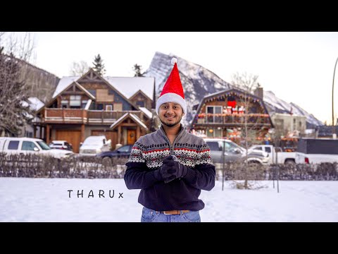 කැනඩාවේ අවුරුද්දයි යි නත්තලයි ✝️🎄🎅 christmas in banff canada🇨🇦| #banff #sinhalavlogs #tharux