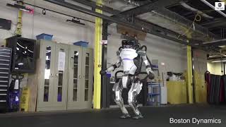 Humanoid robot shows off impressive gymnastics routine | ABC News