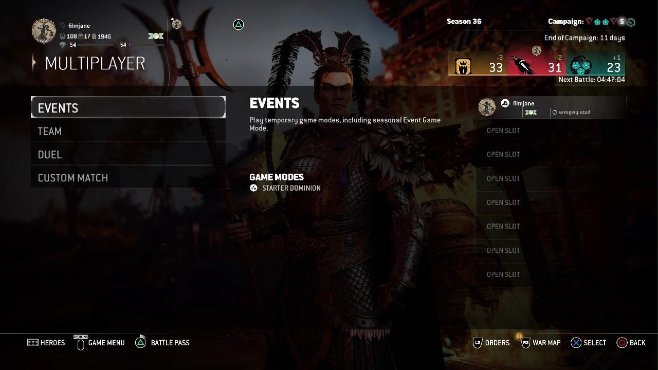 WHAT A MATCH😬      FOR HONOR ELIMINATION