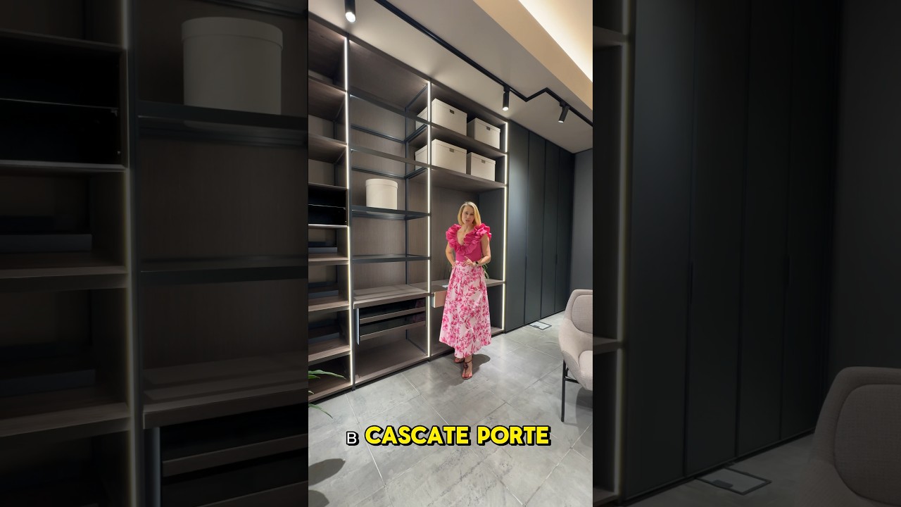 Все гардеробные CASCATE PORTE, как и двери, идут размером до 3-х метров 🔥