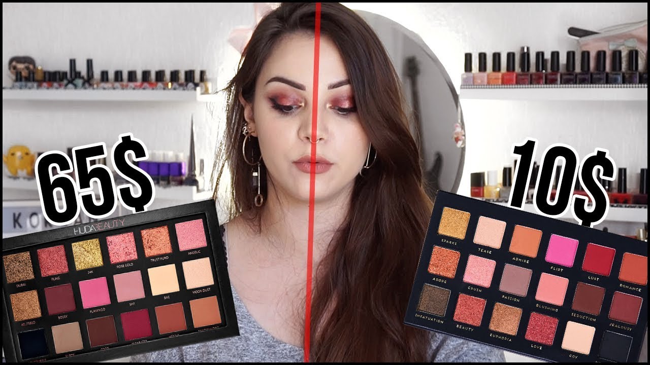 Huda Beauty Rose Gold Palette 10 Dupe Youtube