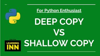 Copy Module in Python | How Deep Copy and Shallow Copy works in Python ?