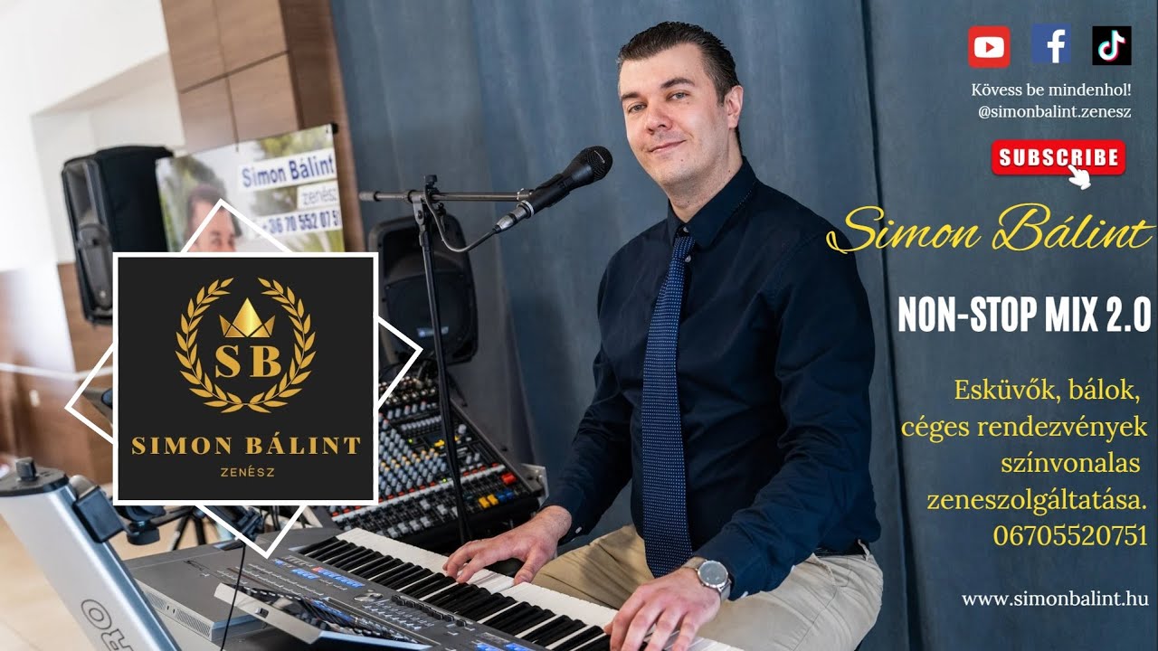 Nonstop csárdás/mulatós megamix 2.0 (2,5 óra) - SIMON BÁLINT  ★★★