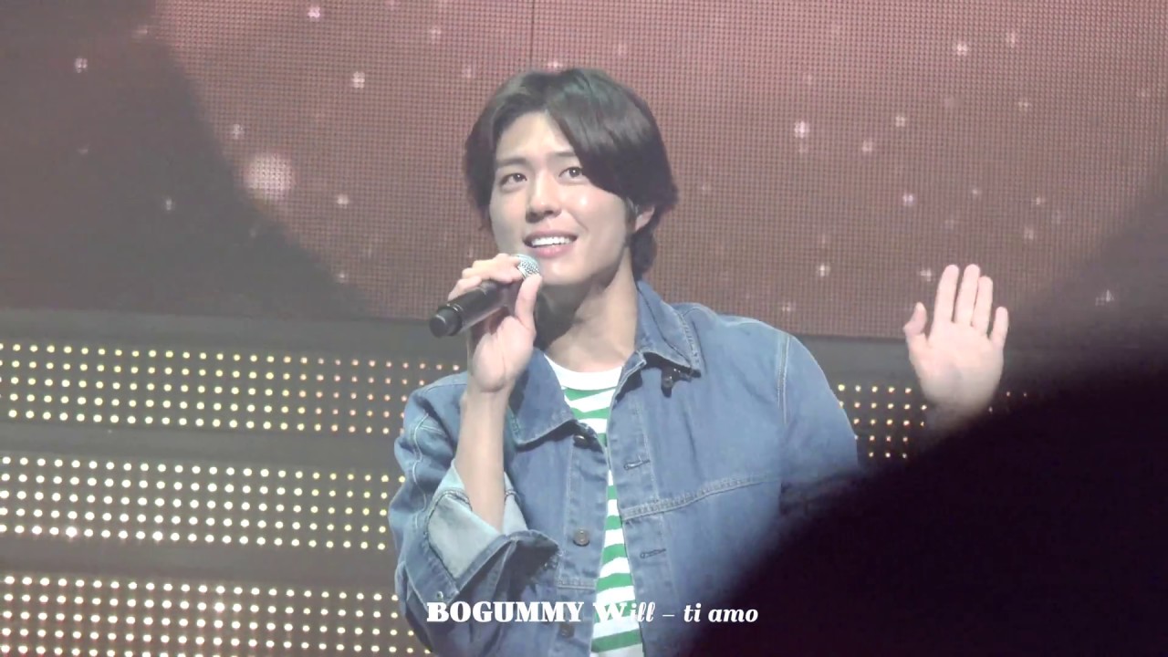 180401 서울팬미팅 바라봄 박보검 - 언제나 네 곁에, 촛불하나:)