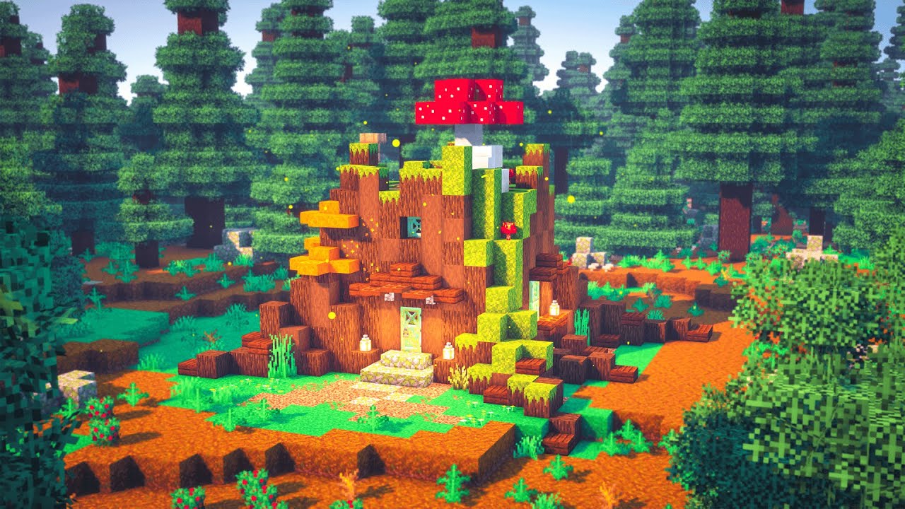 Minecraft | How to build a Tree Stump House