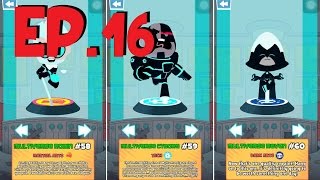 Teeny Titans - A Teen Titans Go! - FIGURE 58,59,60 -MULTIVERSE ROBIN/CYBORG/RAVEN - EP16