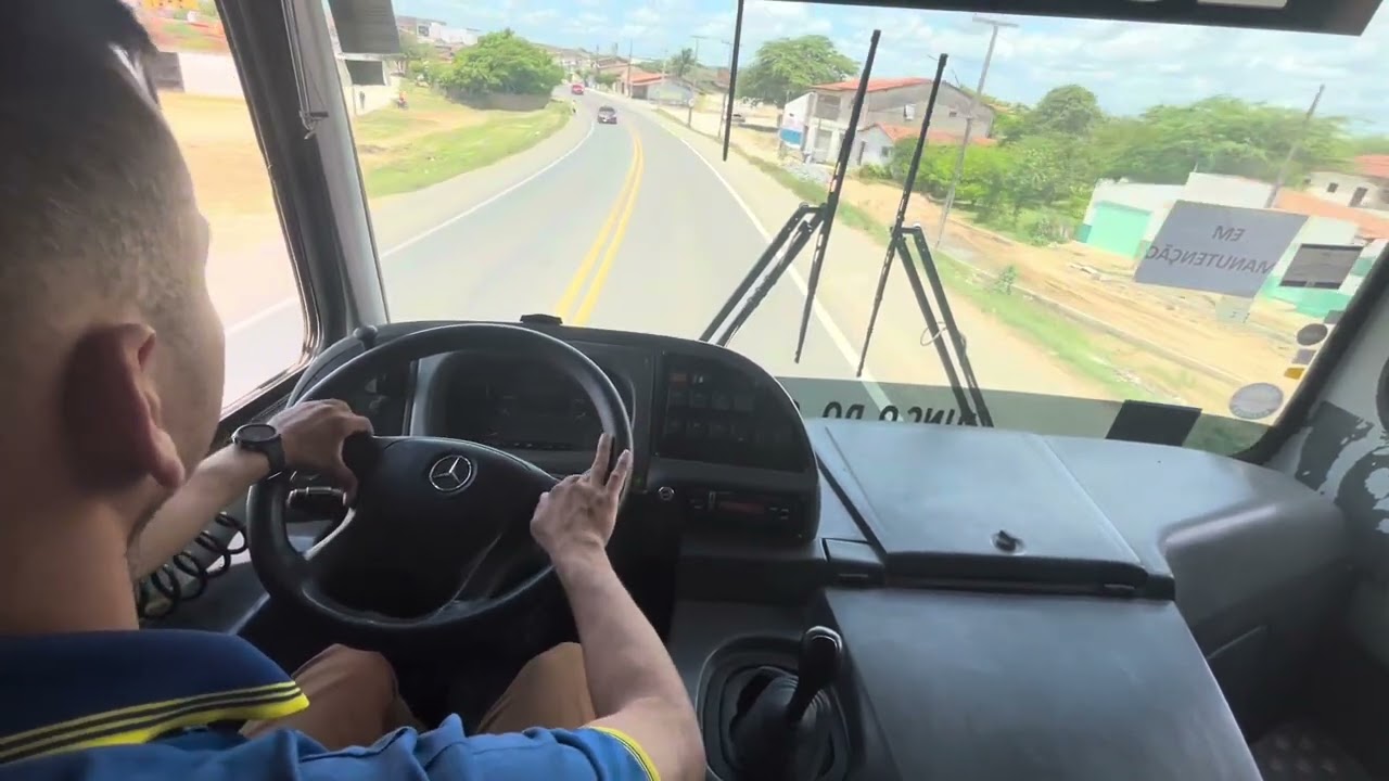 Fui buscar o Ônibus Caio Foz Super em Campina Grande.