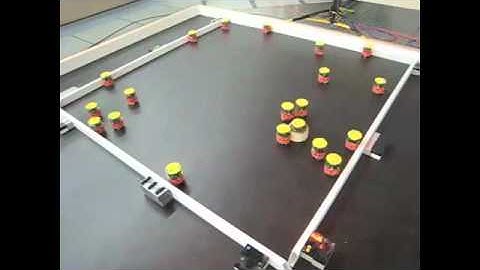 Environment-driven evolutionary adaptation with 20 autonomous robots