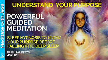 SEE and FEEL Your SOUL'S PURPOSE.  Sleep Hypnosis/Guided Meditation.  Travel With Your Intuition.