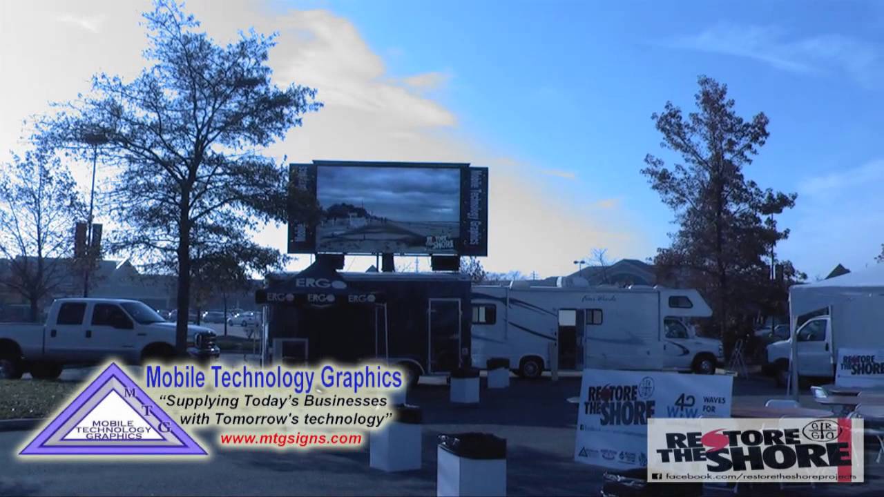 Jumbotron HD Video Screen - Restore the Shore Projects
