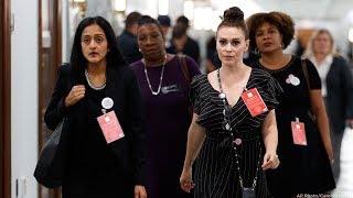 Alyssa Milano at Kavanaugh hearing: 'Women are standing together now'