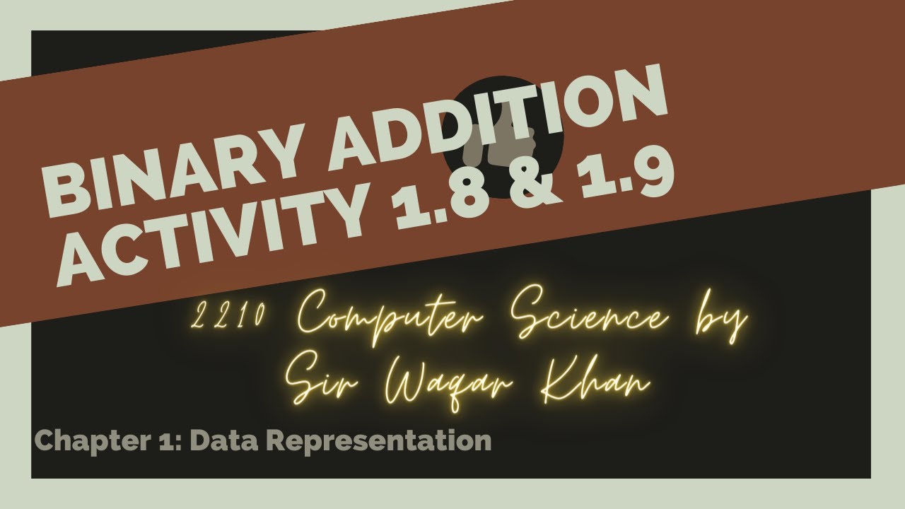 2210 Computer Science Chapter 1 | Binary Addition Activity 1.8 & 1.9 ...