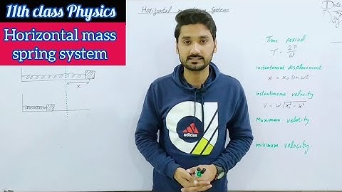 Horizontal mass spring system | class 11 physics | physics ka safar