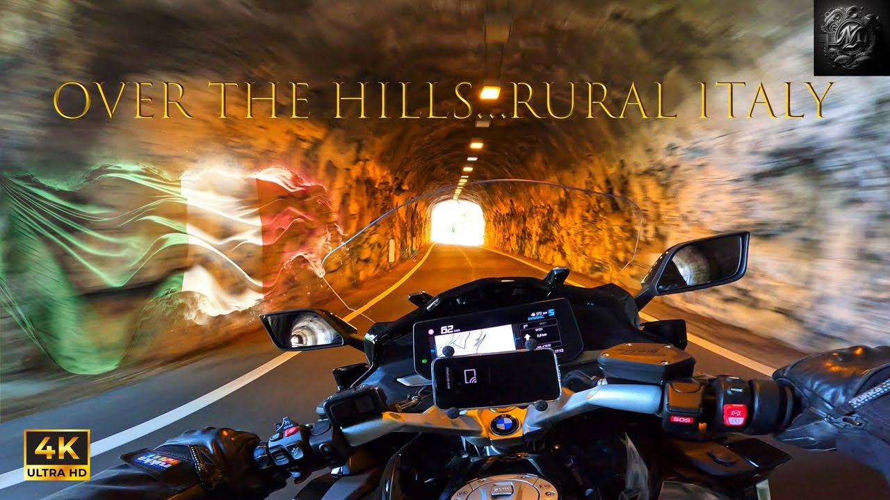 POV Riding a 2024 K1600 GTL Over The Hills In Rural Italy