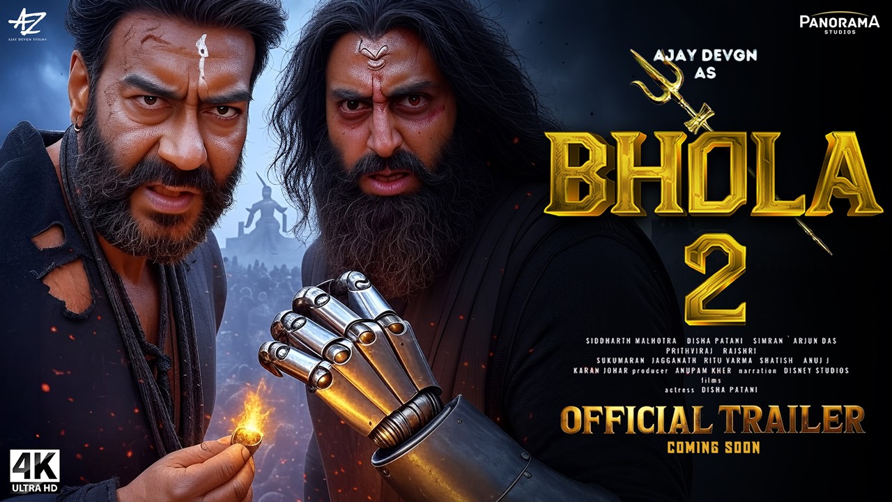 ⁣BHOLAA 2 - Official Trailer | Ajay Devgn | Abhishek Bachchan | Tabu | New Movies Trailers 2025