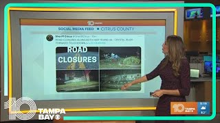 Possible tornado causes 'extensive damage,' road closures in Citrus County