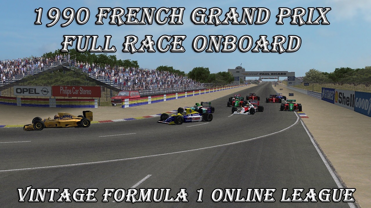 F1 Challenge '99-'02 | VF1OL | 1990 French Grand Prix | Full Race