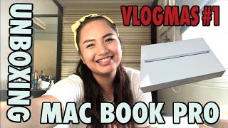Unboxing Macbook Pro - Vlogmas - Vlog