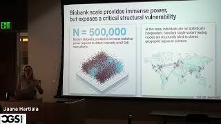 Full Jaana Hartiala | How to Build a Biobank-Scale Genome-Wide Gene-Environment Interaction...| CGSI 2026 News