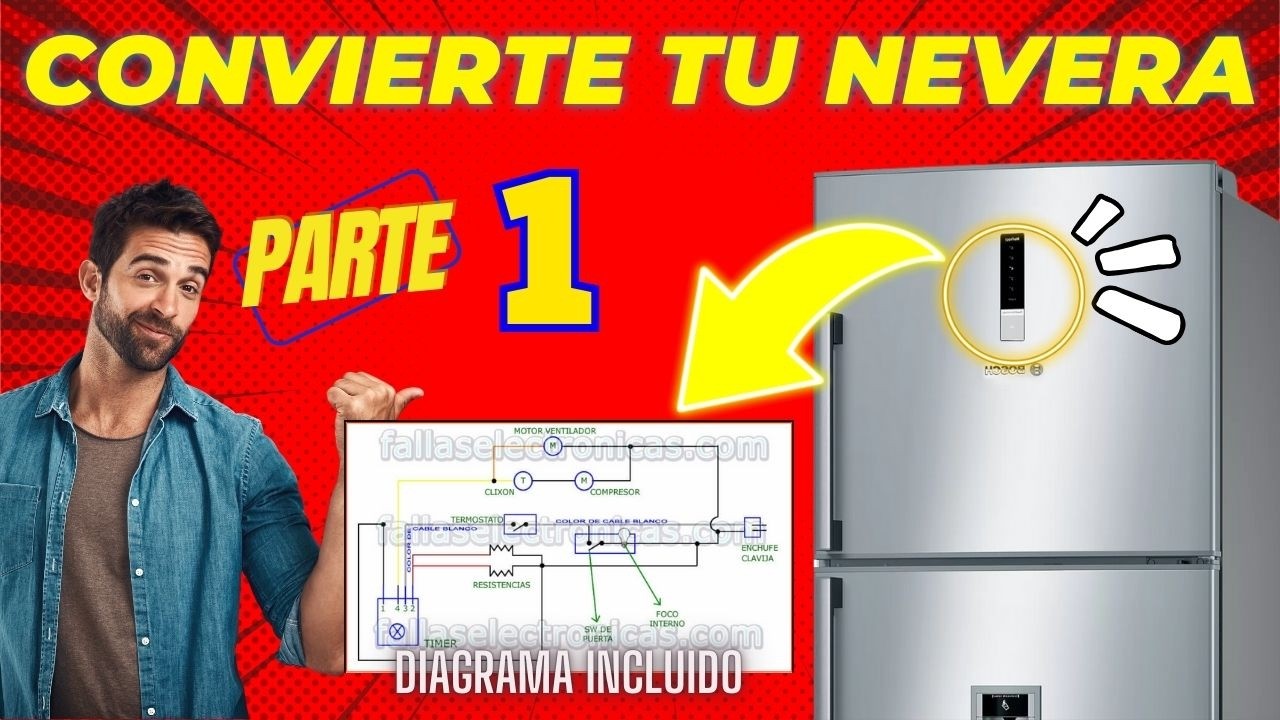 Cómo Modificar Un Refrigerador No Frost Electrónico A Manual - 
