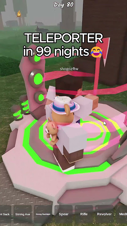 NEW TELEPORTER in 99 Nights in the Forest Roblox Classes Update Speedrun (Story Ending Guide)