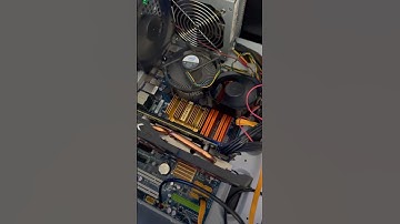 Old DDR2 case, new life: Xeon 771 + RX580 combo! 😱 #PCTransformation #DDR2 #Xeon771 #RX580 #pc