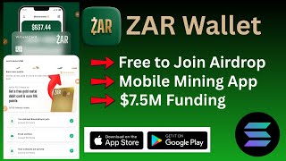 Zar Wallet Airdrop How To Join Earn Points Zarpay Wallet Confirmed Solana Airdrop