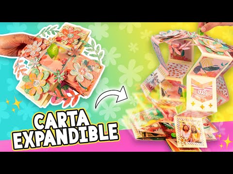 CARTA ACORDEÓN FÁCIL ? REGALOS ORIGINALES ✄ Craftingeek Tarjetas