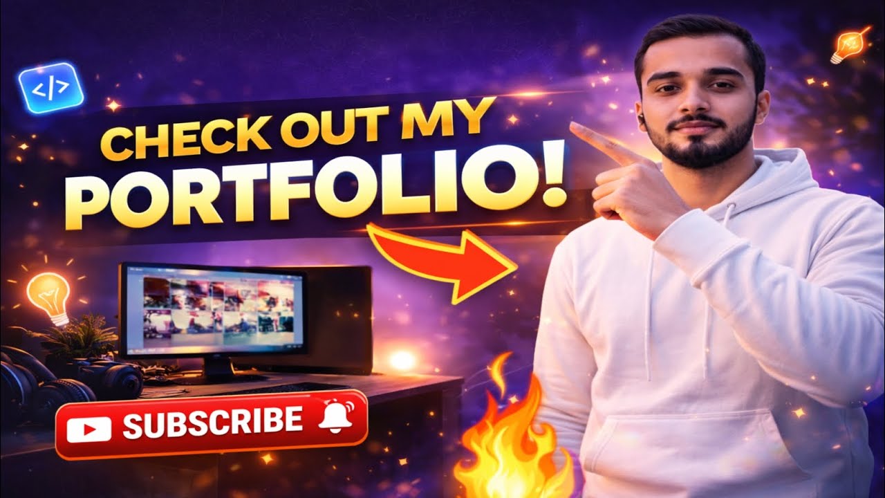 Build a Stunning Portfolio Website | HTML CSS JavaScript | Coding ...