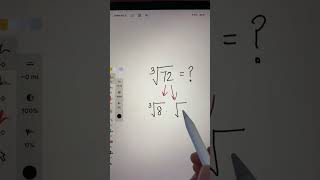 Cube root of 72 #youtubeshorts #music #maths #mathas #mathematics #cuberoottrick #cuberoots #youtube
