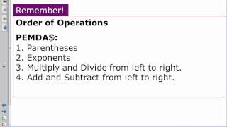 Lesson 1-1 Expressions and variables