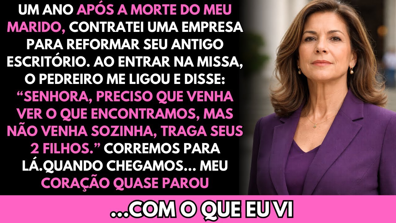 “Não venha sozinha, traga seus filhos” disse o pedreiro após consertar a sala do meu falecido marido