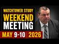 Weekend meeting, Watchtower study May 9-10