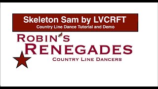 Skeleton Sam by LVCRFT Line Dance Tutorial and Demo