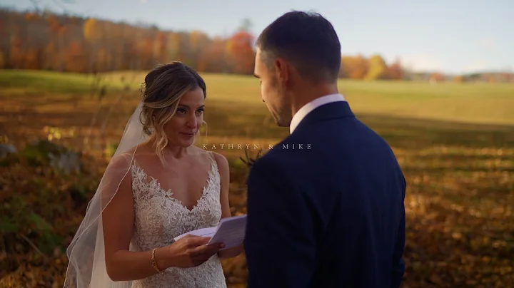 An Emotional Fall Foliage Wedding in the VT Mountains 🍂 Mountain Top Inn Wedding Video