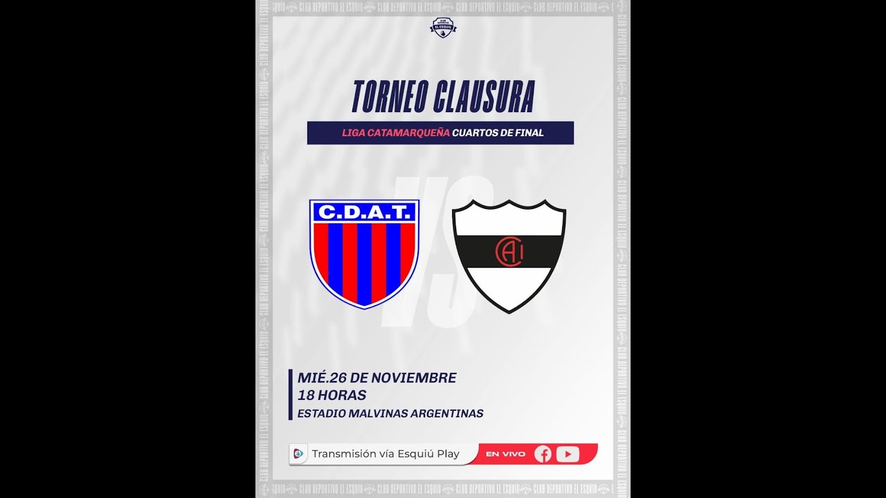 🔴 VIVO | AMERICO TESORIERI vs INDEPENDIENTE(C) - Torneo Clausura - Cuartos de Final